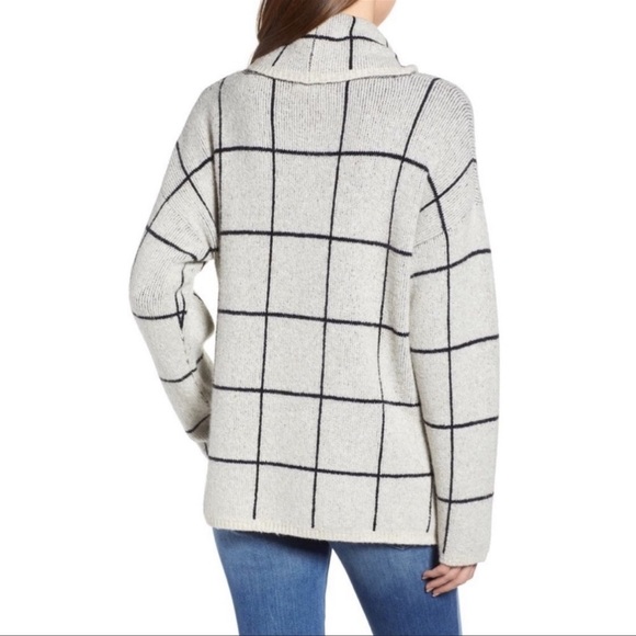 Madewell Windowpane Turtleneck - Picture 3 of 10